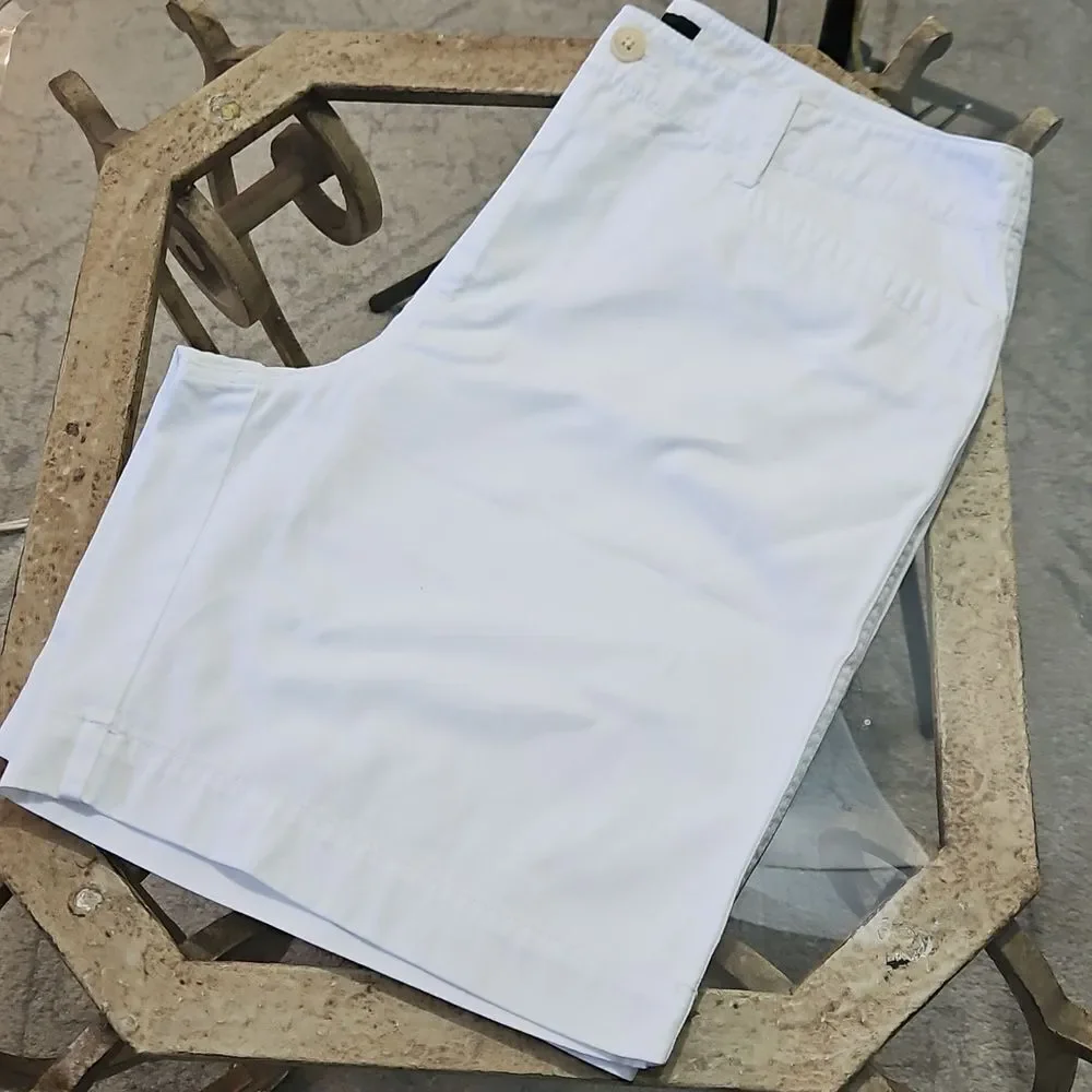 LRL Lauren Jeans Women's White Shorts Size 12